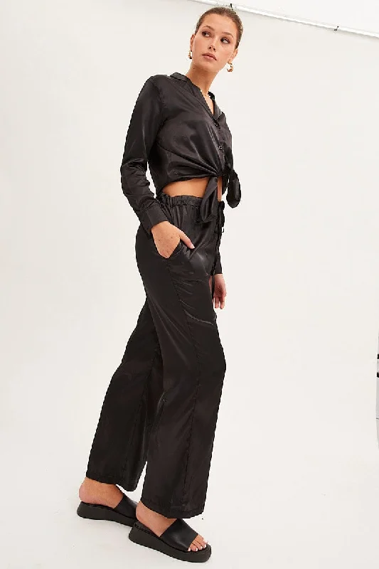 Black Wide Leg Pants