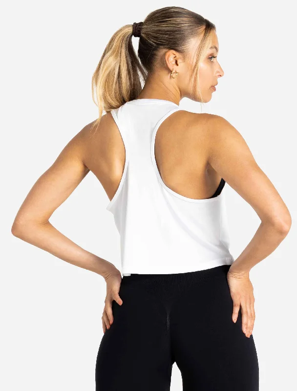 BreathEasy® Crop Vest - White