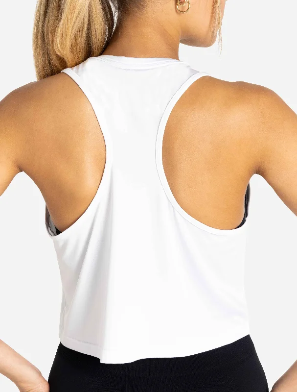 BreathEasy® Crop Vest - White