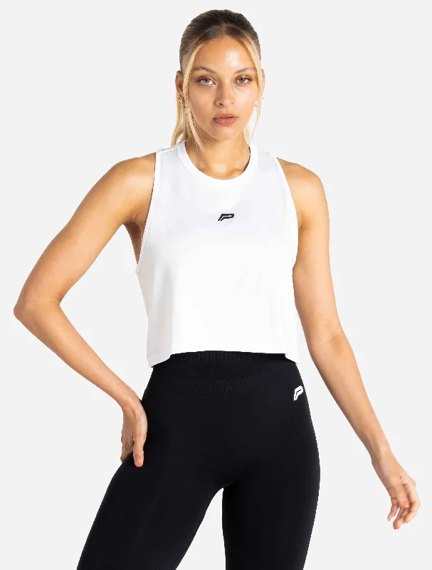 BreathEasy® Crop Vest - White