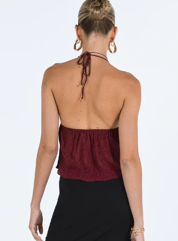 Chantria Top Burgundy Lower Impact