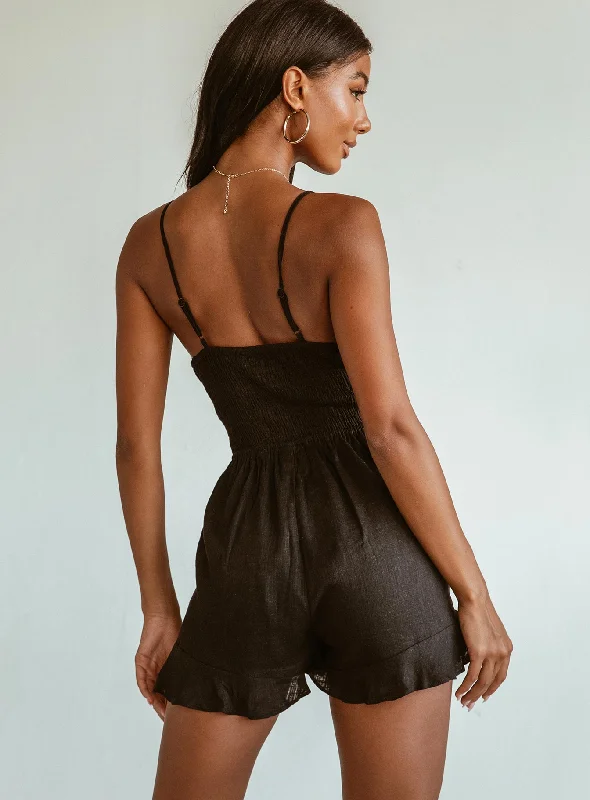 Colleen Romper Black