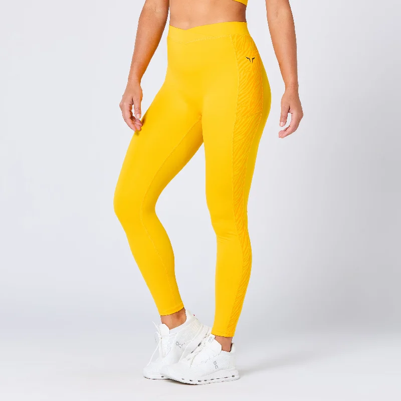 Crossover Leggings 27"" - Spectra Yellow