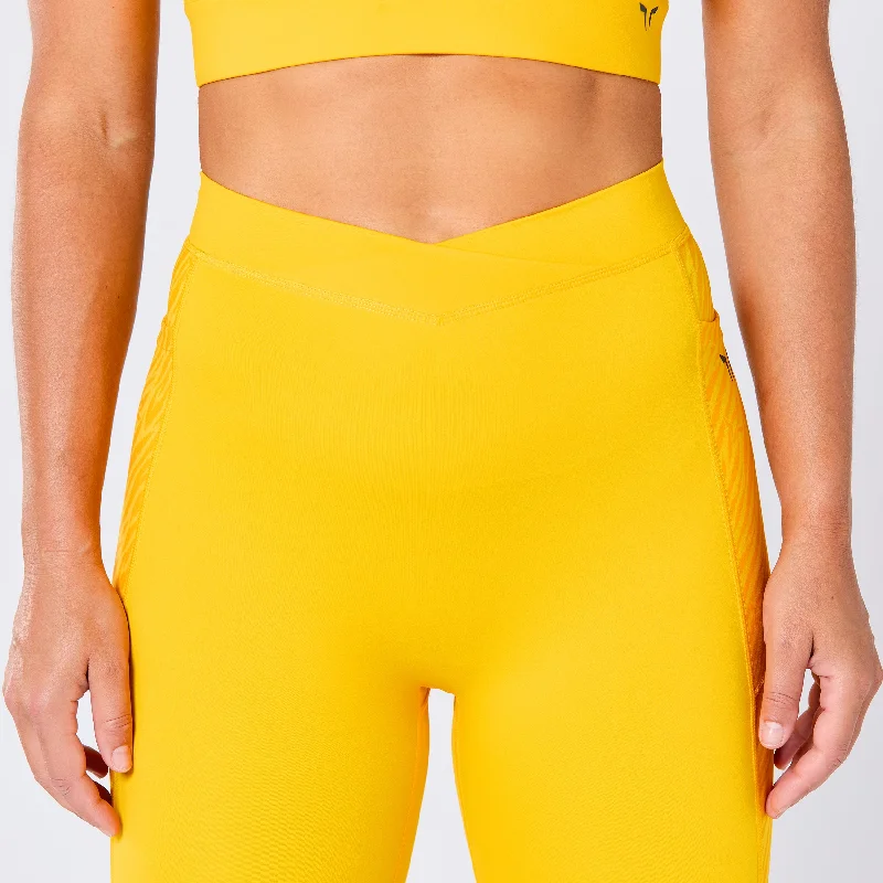 Crossover Leggings 27"" - Spectra Yellow