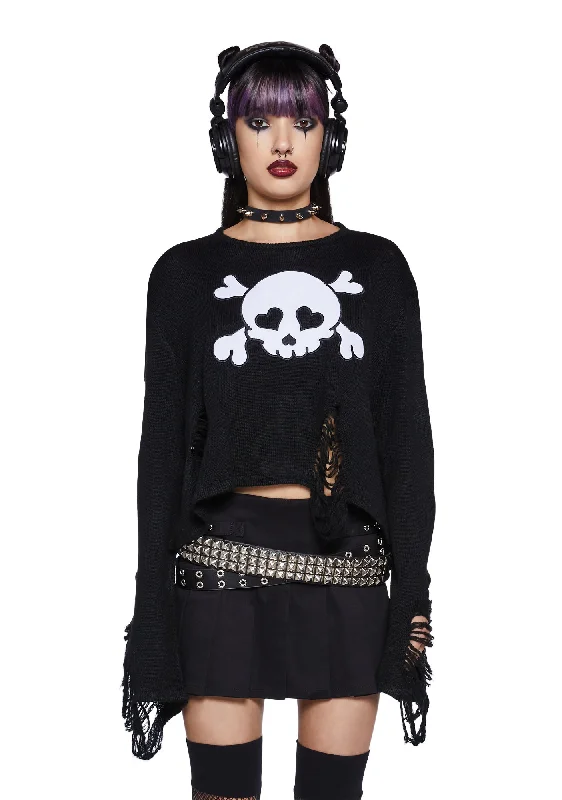 Dead Wrong Skull Sweater