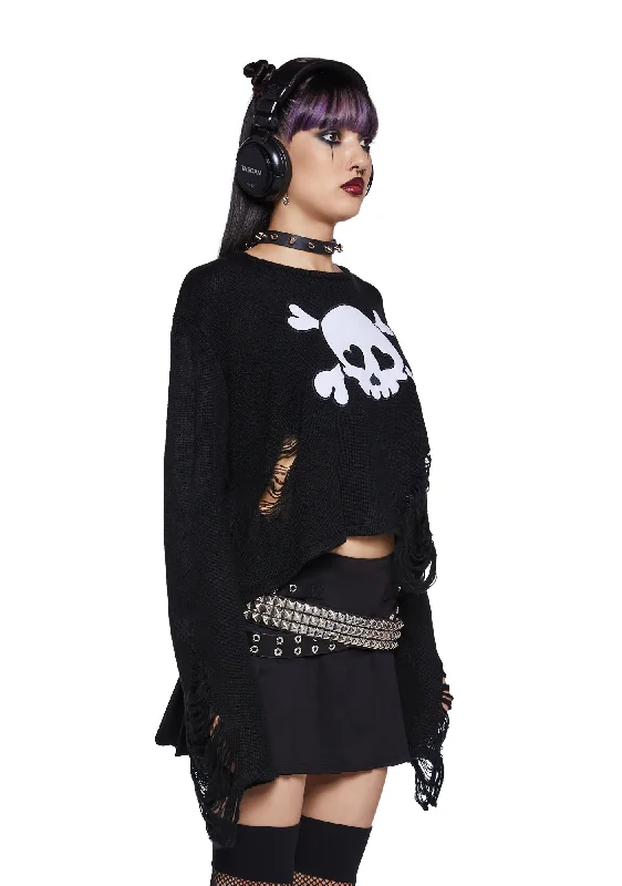 Dead Wrong Skull Sweater