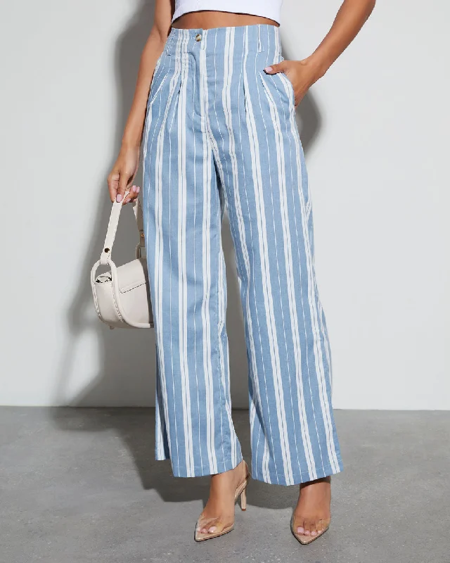 Delaney Striped Fashion Pants