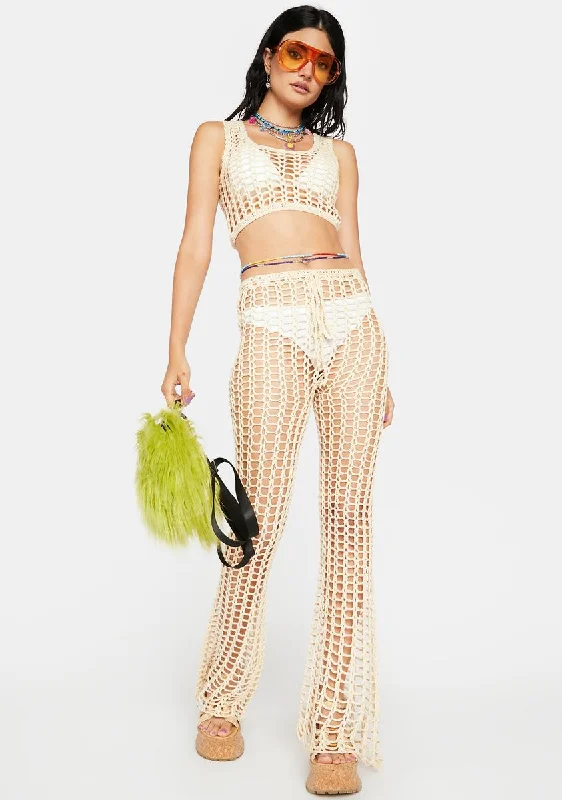 Desert Dancing Crochet Pants Set