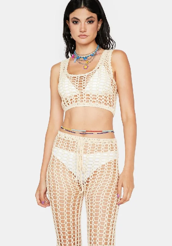 Desert Dancing Crochet Pants Set