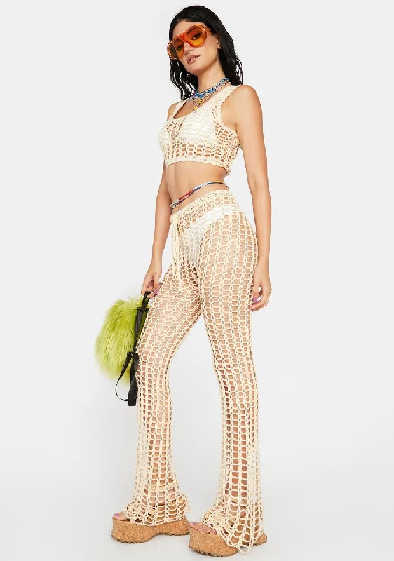 Desert Dancing Crochet Pants Set