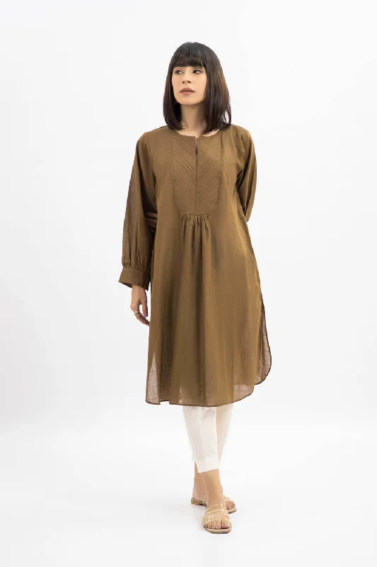 Dyed Slub Lawn Kurti