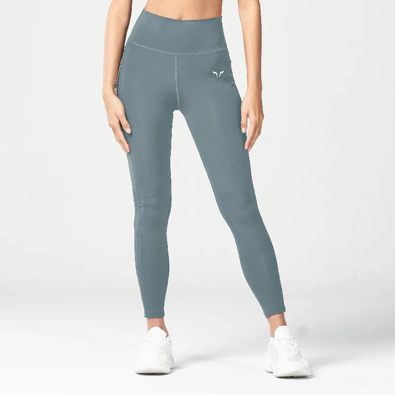 Essential Cropped Leggings 24"" - Stormy Weather