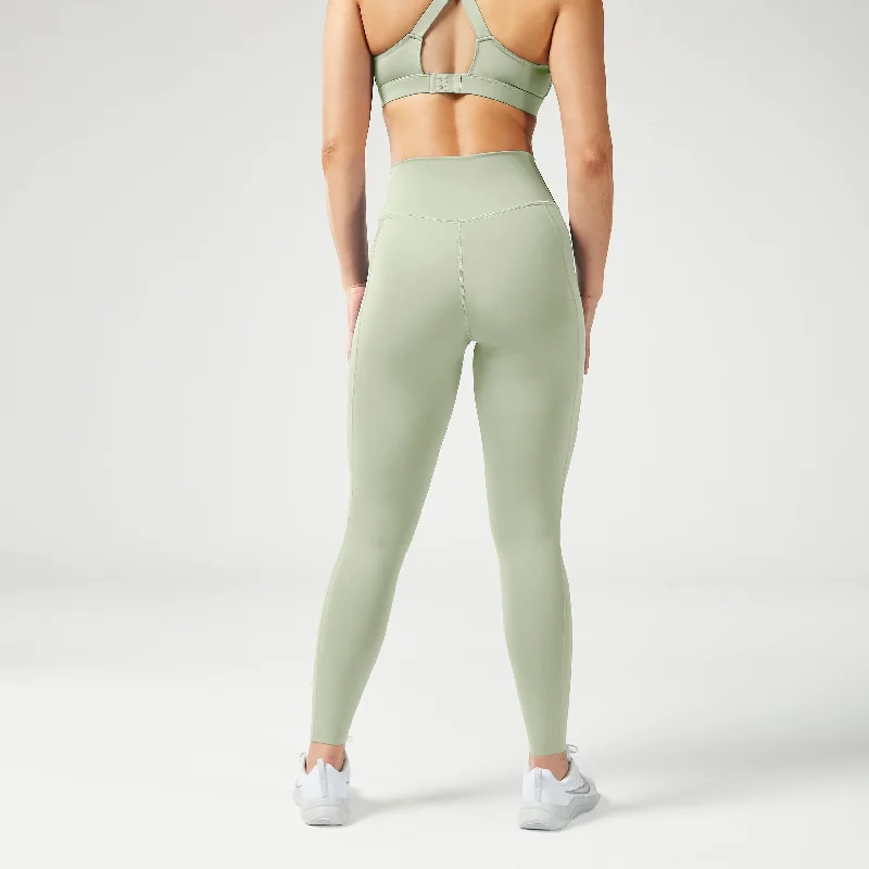 Essential High Waisted Leggings 27"" - Desert Sage