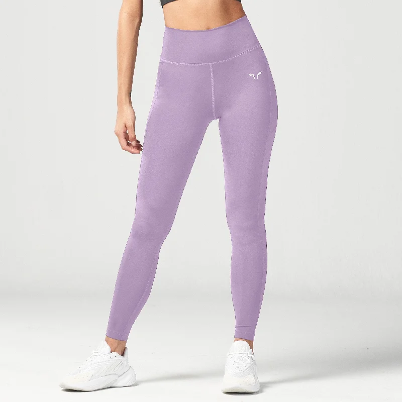 Essential High Waisted Leggings 27""  - Purple Rose