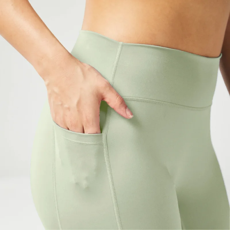 Essential Mid-Rise Leggings 24"" - Desert Sage