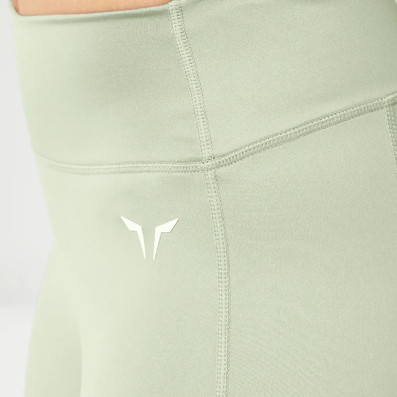 Essential Mid-Rise Leggings 24"" - Desert Sage