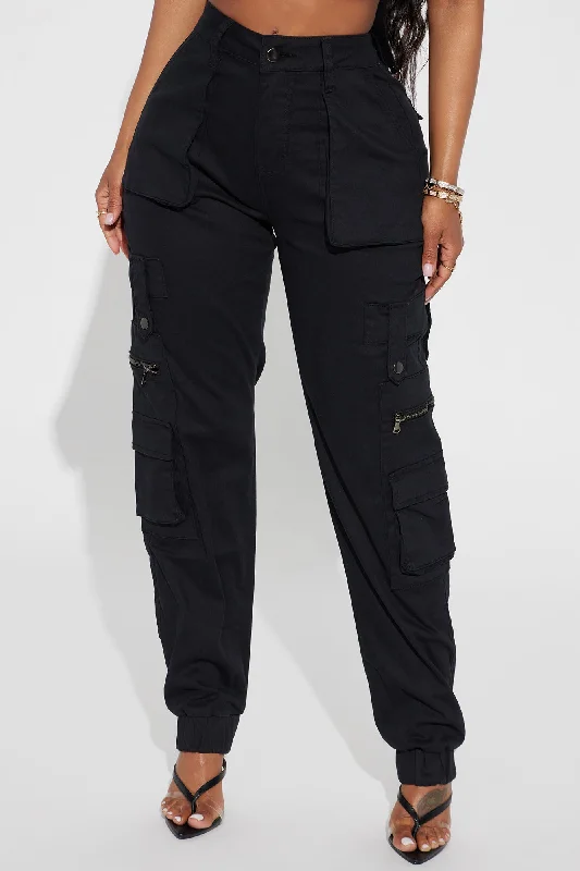 Exotica Cargo Jogger - Black