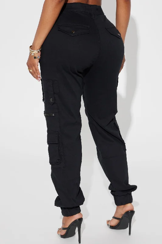 Exotica Cargo Jogger - Black