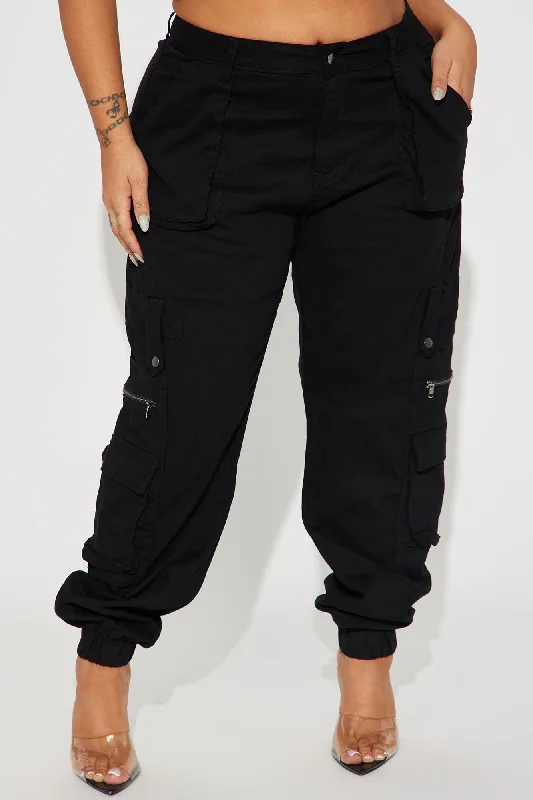 Exotica Cargo Jogger - Black