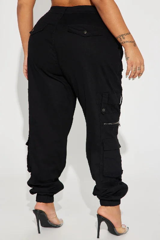 Exotica Cargo Jogger - Black