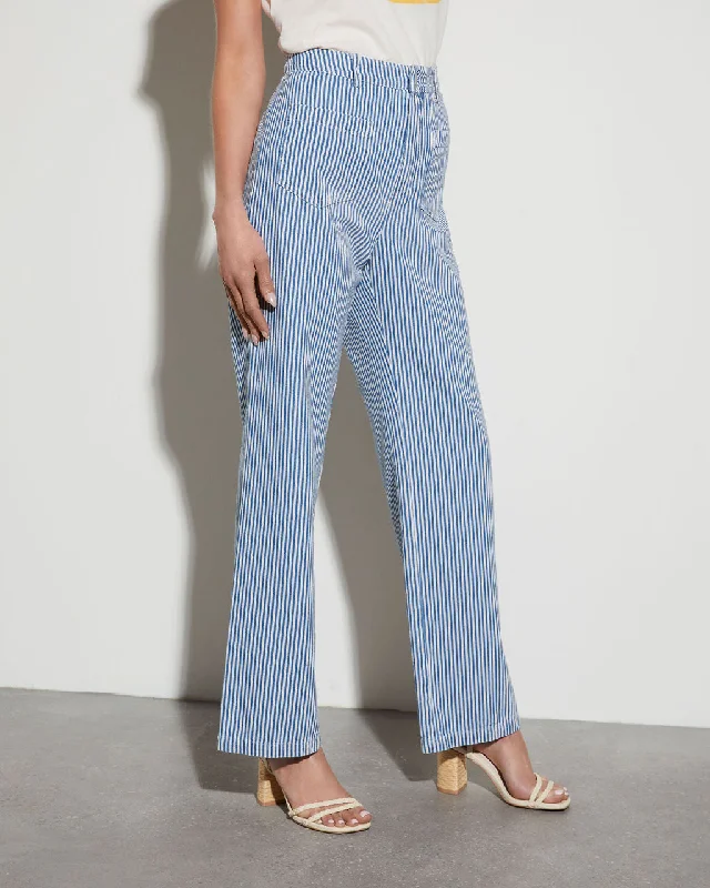 Gabriela Wide Leg Striped Pants