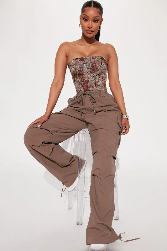 Girl Crush Parachute Pant - Brown