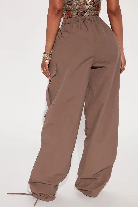 Girl Crush Parachute Pant - Brown