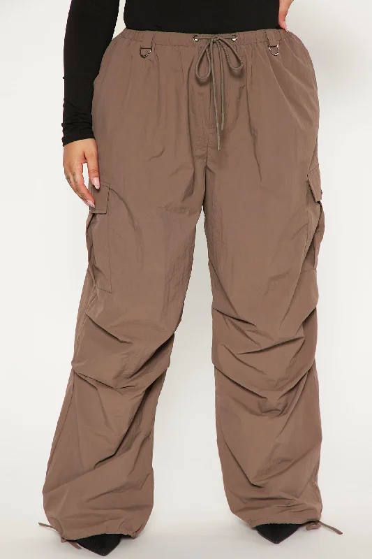 Girl Crush Parachute Pant - Brown