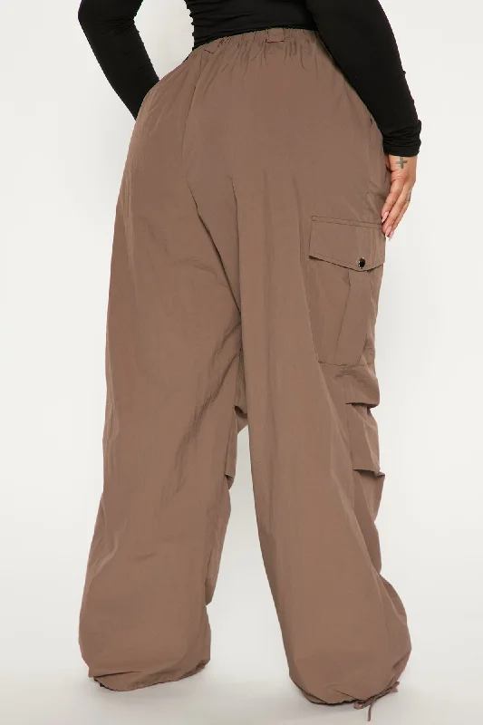 Girl Crush Parachute Pant - Brown