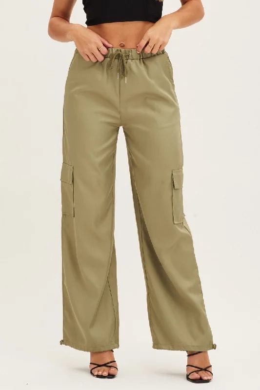 Green Boyfriend Cargo Pant