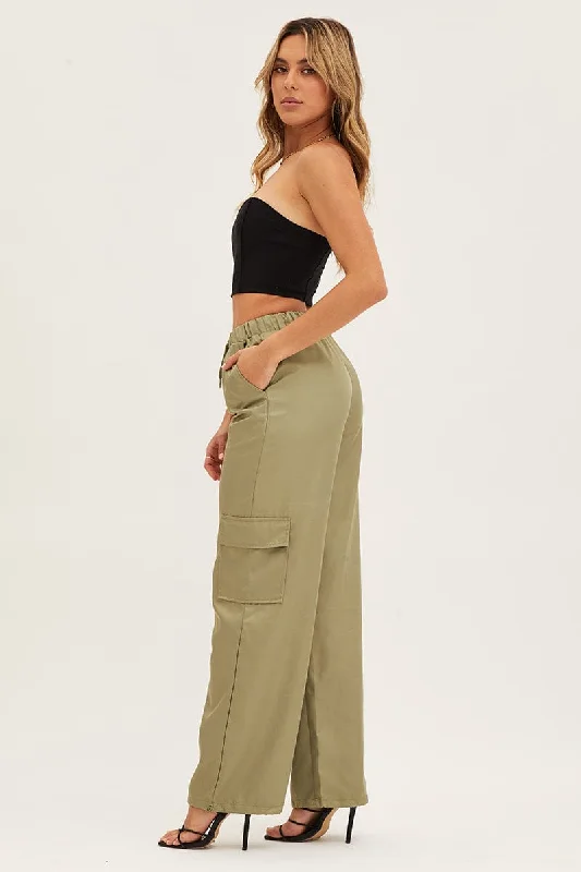 Green Boyfriend Cargo Pant