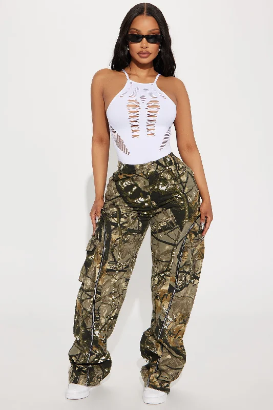 Had You Fooled Tree Camo Pant - Olive/combo