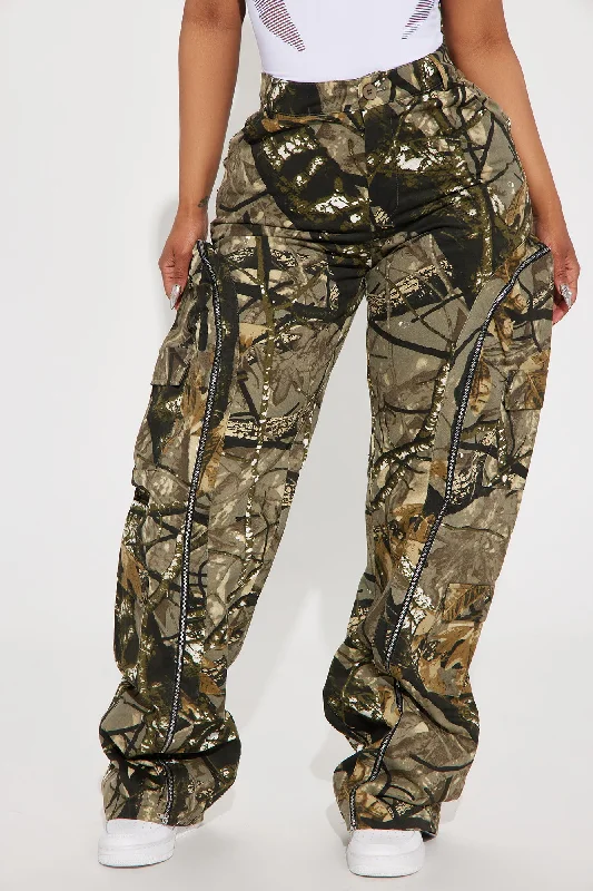 Had You Fooled Tree Camo Pant - Olive/combo