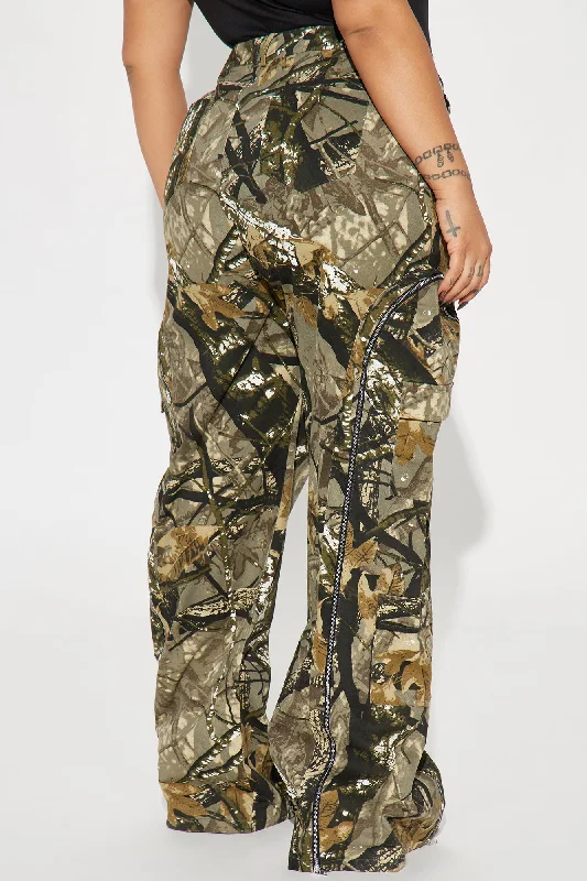 Had You Fooled Tree Camo Pant - Olive/combo