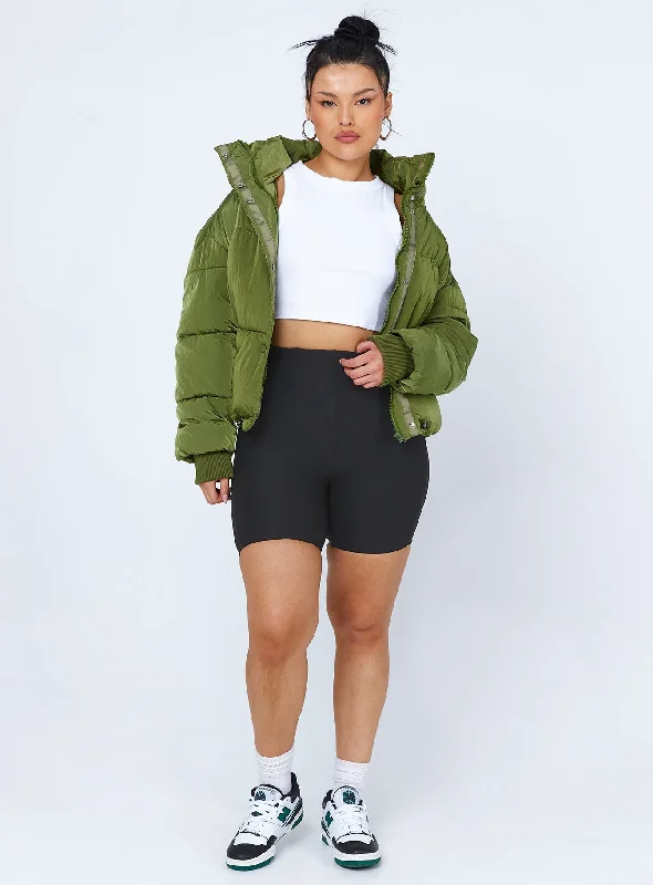 Harmonie Puffer Jacket Green