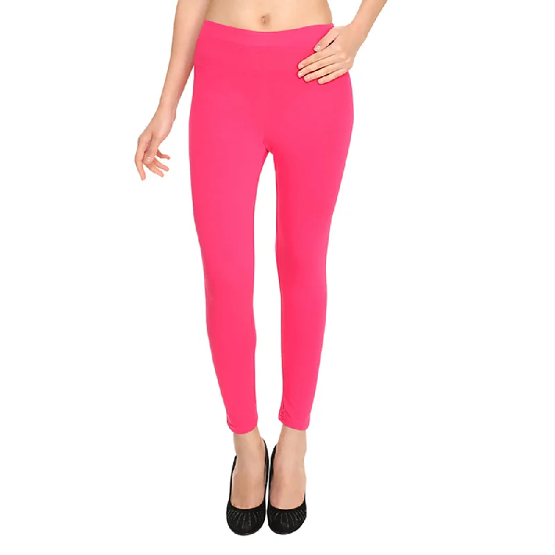 HiFlyers Women Fuchsia Leggiings/Yoga Pant