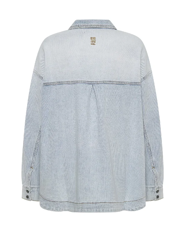 HUSTLER LONGLINE DENIM JACKET