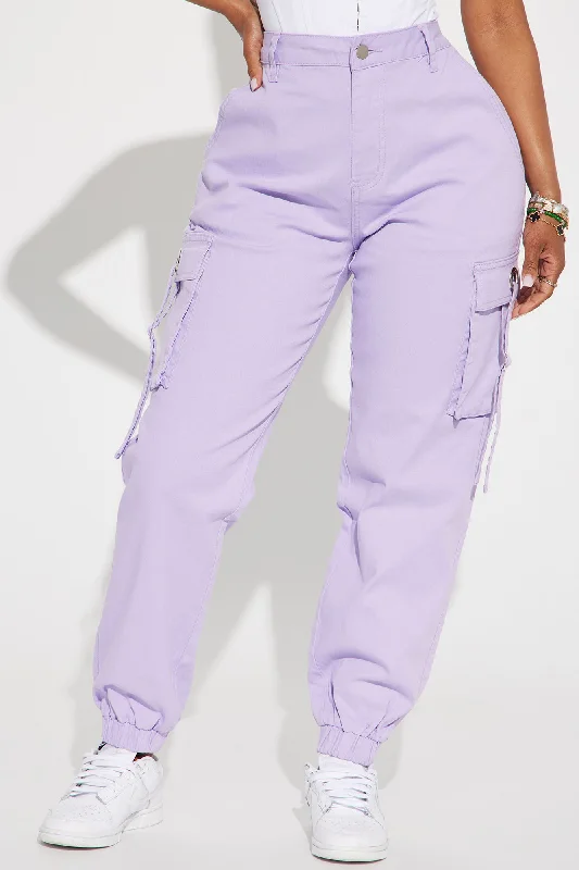 In the Trenches Utility Pant - Lavender