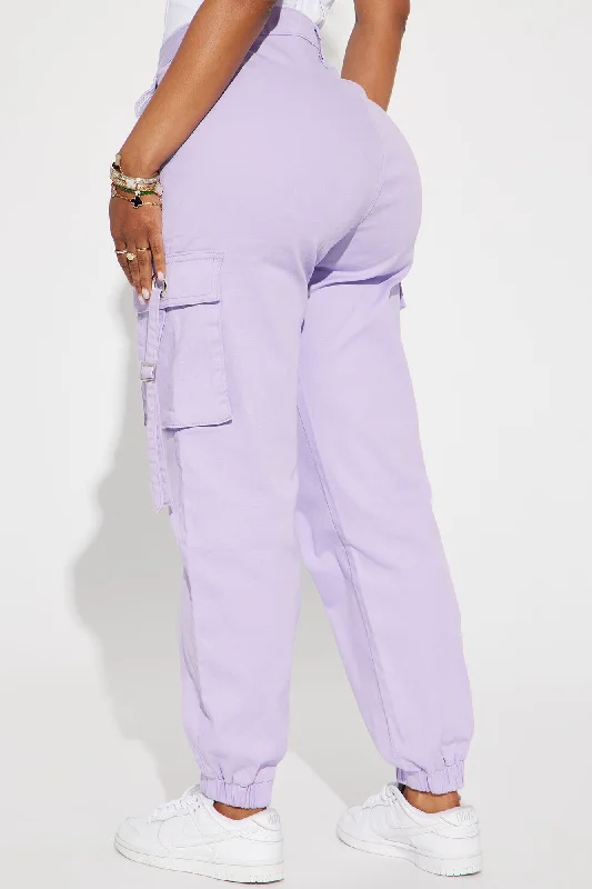 In the Trenches Utility Pant - Lavender