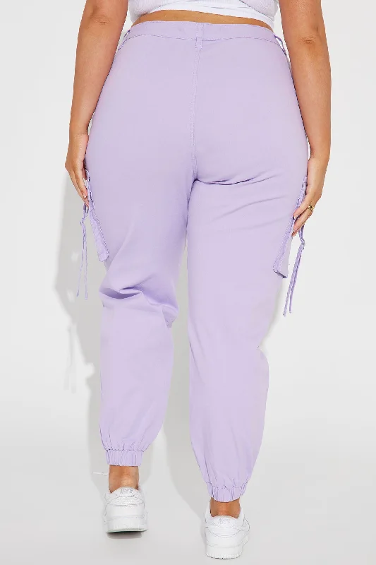 In the Trenches Utility Pant - Lavender