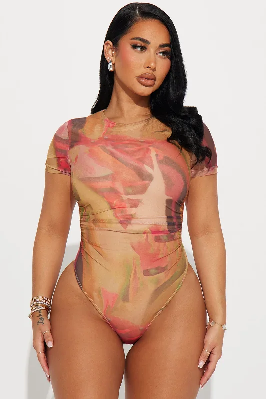 Isabella Mesh Bodysuit - Multi Color