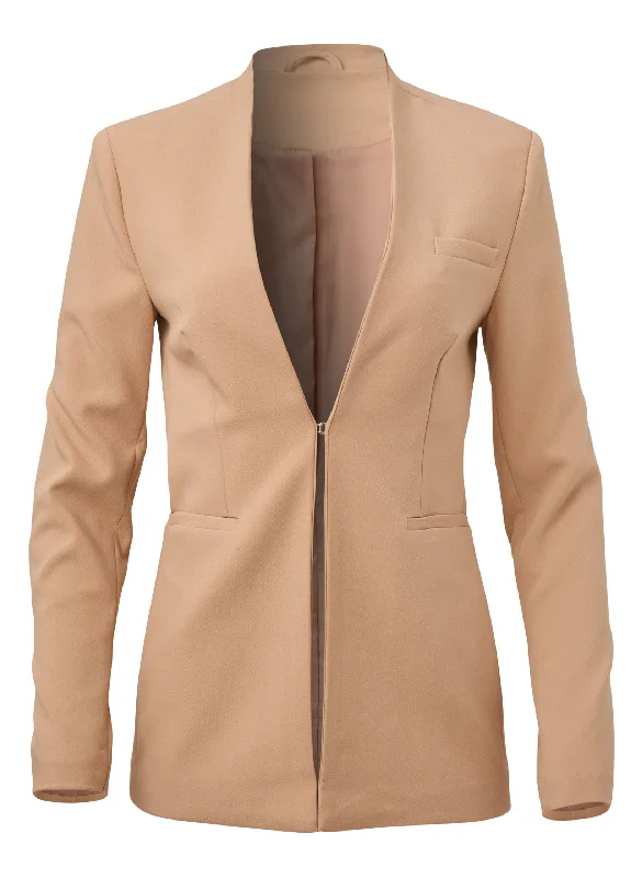 Structured blazer  - Sand