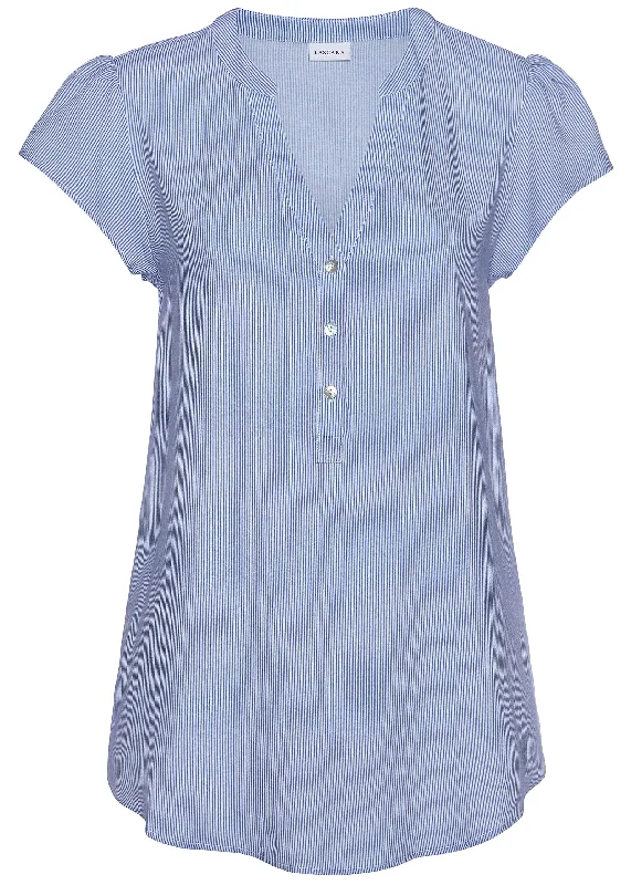 Button-down top - Blue