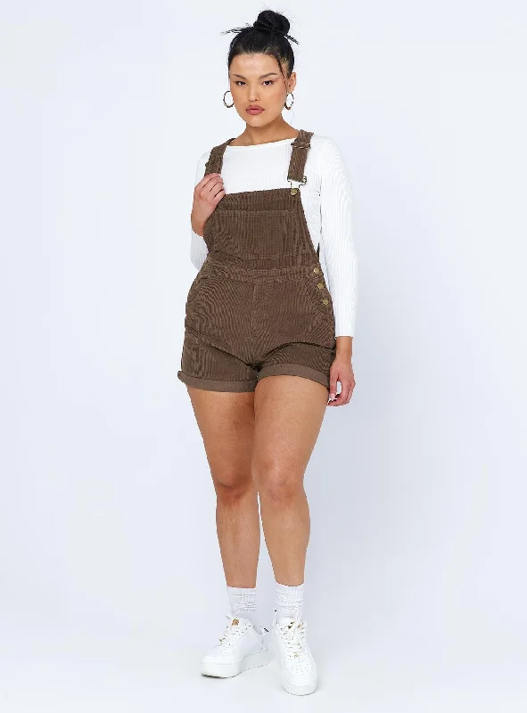 Kacey Overalls Brown