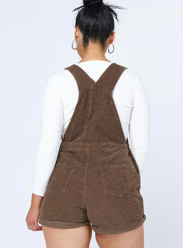 Kacey Overalls Brown