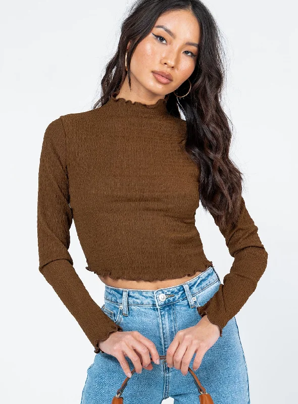 Kressley Top Brown