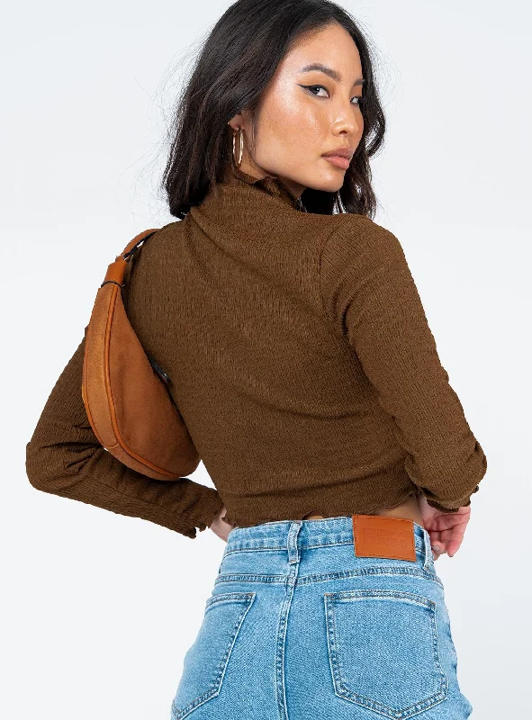 Kressley Top Brown