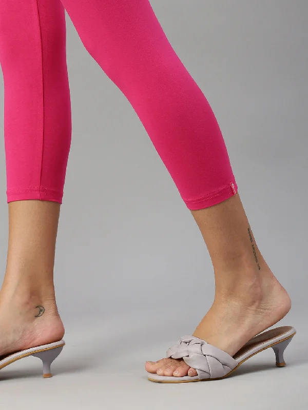 Leggings capri-Rani Pink