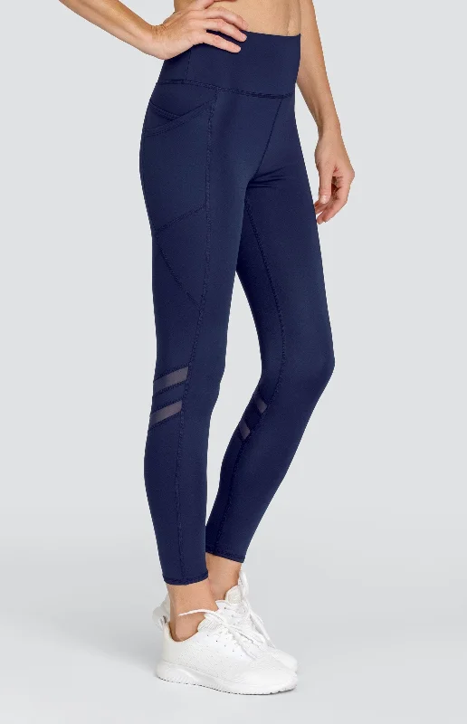 Leon 24"" Leggings - Navy Blue