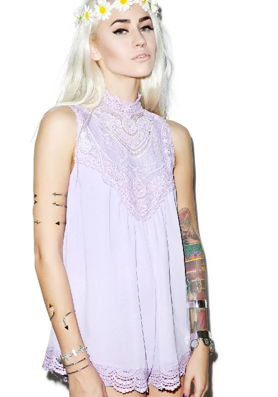 Lilac and Lace Playsuit